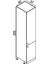 40 cm Greena Boy Dolabı, Çok Amaçlı Yeşil Modern Mdf Boy Dolabı 5