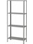 140 cm Hyllıs Açık Raf Ünitesi, Galvanizli 27 cm Metal Gri 60 cm 1