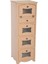Ahşap Mdf Boyanabilir 5 Bölmeli Telli Çok Amaçlı Dolap 2