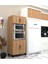 % 100 Mdf Çok Amaçlı Dolap, Fırın ve Mikro Fırınlık Dolap_ceviz-Ceviz 2