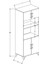 % 100 Mdf Çok Amaçlı Dolap, Fırın ve Mikro Fırınlık Dolap_ceviz-Ceviz 5