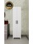 Long 2 Kapaklı Raflı Çok Amaçlı Dolap Banyo Balkon Kiler Mdf 2