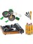 Portatif Kamp Ocağı Turuncu + 3'Lü Tencere Seti + Çkb(Out-1970-S) + 3 Evolite 227 Gr Gaz Kartuşu Evo-003-D4 1