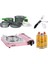 Seramik Pro Portatif Kamp Ocağı Pembe + 4'Lü Tencere Seti + Çkb(Out-1350-S) + 3 Evolite 227 Gr Gaz Kartuşu Evo-008-D2 1