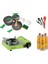 Mini Portatif Kamp Ocağı Yeşil + 3'Lü Tencere Seti + Çkb(Out-1970-K) + 3 Evolite 227 Gr Gaz Kartuşu Evo-006-D5 1