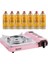 Seramik Pro Portatif Ocağı Pembe + 7 Evolite 227 Gr Gaz Kartuşu Evo-008-A6 1