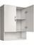 2 Kapaklı Çok Amaçlı Tek Raflı Banyo ve Mutfak Dolabı 70X30X70 cm 2