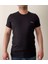 Siyah Erkek T-Shirt Bisiklet Yaka, Premium Kumaş, Minimalist Stil 1