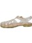 S10262 Biarritz Glitter Kadın Sandalet Simli Altın 2