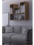 Duvara Monte 5 Bölmeli Raflı Modern Kitaplık Raf 1