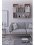 Duvara Monte 5 Bölmeli Raflı Modern Kitaplık Raf 3