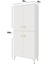 Simple SP4190 Çok Amaçlı Dolap 4 Kapaklı Mutfak Dolabı Balkon Dolabı Kiler Banyo Dolabı Ayakkabıl 4