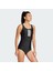 padded 3-stripes closed-back kadın mayo 3