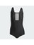padded 3-stripes closed-back kadın mayo 4