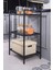 Metal Mutfak Malzeme Dolabı Metal Organizer Dekoratif Çok Amaçlı Metal Raf 1