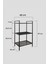 Metal Mutfak Malzeme Dolabı Metal Organizer Dekoratif Çok Amaçlı Metal Raf 3
