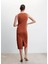 Fiyonklu Cut-Out Detaylı Elbise 4
