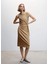 Fiyonklu Cut-Out Detaylı Elbise 2
