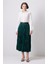 Crushlı Saten Etek Zümrüt 1