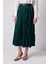 Crushlı Saten Etek Zümrüt 2
