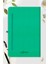 Color Tarihsiz Klasik Defter Rec Note 13X21 Çizgili Yeşil Desenli 2