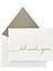 Signature Gold Teşekkür Kartları, Altın Yazı (Zarflı 10 Kart) 1