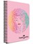 Yüz Desenli Spiralli Defter, A4, 100 Yaprak, 70G Kağıt, Çizgili, Dayanıklı Kapak, Kolay Açılan Spiral Cilt, Asorti Renkler 1