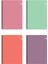 Color A5 96 Yaprak Kareli Sert Kapak The Notebook Defter 1