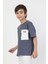 Erkek Çocuk Bisiklet Yaka Kapaklı Cep Detaylı T-Shirt 1