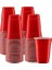 Adet Ikonik Amerikan Parti Bardağı Kırmızı Plastik Bardak Tek Kullanımlık 16 Oz - 500 ml 2