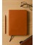 Tanıtım Çizgisiz Defter, Taba Termo Deri Kapaklı Defter, 128 Yaprak A5 Defter, Ofis ve Kırtasiye, Planlayıcı (14CM x 21 Cm) (Taba Kapak) 2
