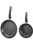 Kavalkad - Frying Pan Set Of 2 Black, Siyah 1