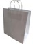 Saplı Kâğıt Torba Çanta Beyaz Kraft Torba Çanta 26 x 14 x 30 cm (25 Adet) 2