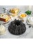 Thermo Döküm Gövdeli Everest Kek Kalıbı 24 cm, Dilimli ve Döküm, Siyah Granit Benekli Pişirme Kabı, Kolay Çıkarma, Dayanıklı Alüminyum Alaşım 2