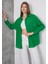 Kadın London Keten Tek Cepli Oversize Gömlek, Premium Kalite Keten Gömlek 2