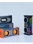 Şeffaf Mecha Müzik Tws Stereo Rgb Işıklı Hoparlör Kablosuz Bluetooth 5.0 Taşınabilir Hoparlör V9 1