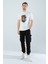 Unisex Slim Fit Kesim Aslan Dijital Baskılı Pamuklu Likralı Kısa Kol T-Shirt 1