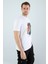 Unisex Slim Fit Kesim Aslan Dijital Baskılı Pamuklu Likralı Kısa Kol T-Shirt 4
