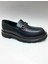 Deri Siyah Bağcıksız Loafer Erkek Ayakkabı C-81101ZYBK 2
