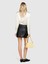 Sisley %100 Ipek Arkası Uzun Regular Fit Gömlek Kadın Bej Gömlek - 324P5Q6WLQ05E 1