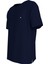 Crew Neck Slub Tee Erkek Mavi T-Shirt - UM0UM03527 2