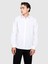 Slim Fit Esnek Koton Gömlek Erkek Beyaz Gömlek - 323A5CNX5QL19 5
