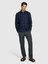 Sisley Keten Pamuk Karışımlı Slim Fit Gömlek Erkek Lacivert Gömlek - 324P59A2SQ03G 1