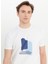 Bisiklet Yaka Baskılı Beyaz Erkek T-Shirt ACE091252066_BYZ 4