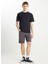 Bisiklet Yaka Siyah Erkek T-Shirt MW7NM203877001 Relaxed Fit Small 1