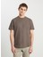Bisiklet Yaka Haki Erkek T-Shirt W2510718801 Haki T-Shirt 1