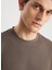 Bisiklet Yaka Haki Erkek T-Shirt W2510718801 Haki T-Shirt 4