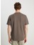 Bisiklet Yaka Haki Erkek T-Shirt W2510718801 Haki T-Shirt 5