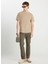 Bisiklet Yaka Bej Erkek T-Shirt W2510718614 Bej T-Shirt 1