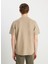 Bisiklet Yaka Bej Erkek T-Shirt W2510718614 Bej T-Shirt 5